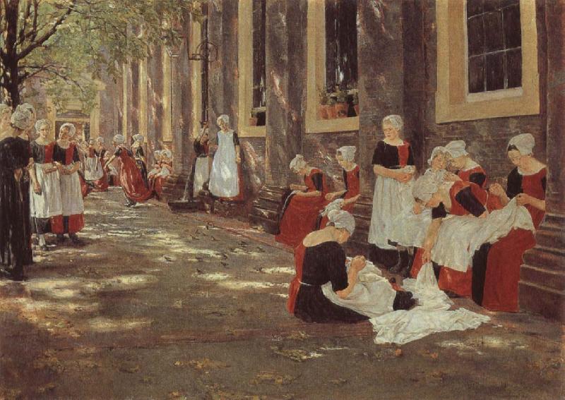 Max Liebermann The Orphanage at Amsterdam